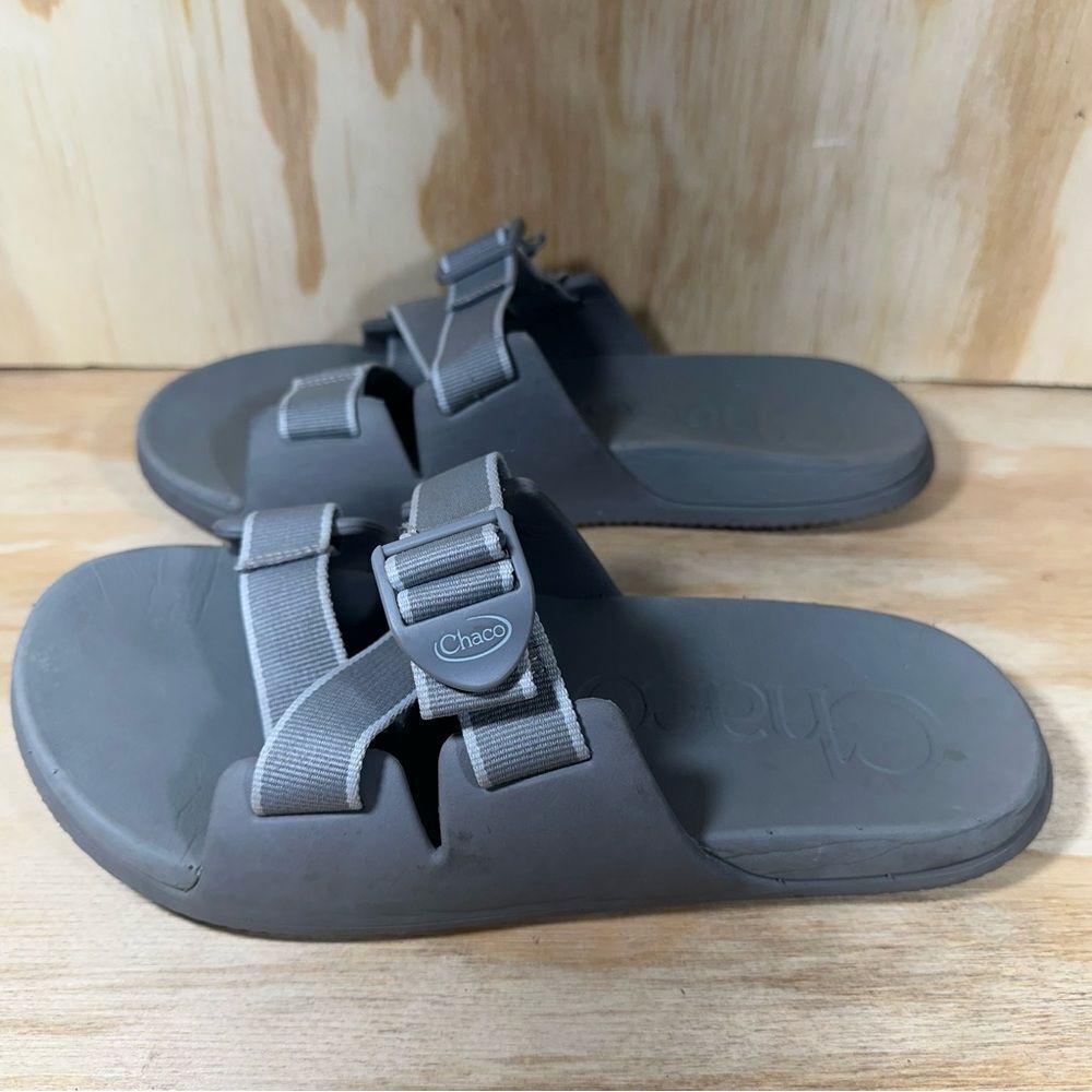 Chaco Gray Slide Sandals Men’s Size 9